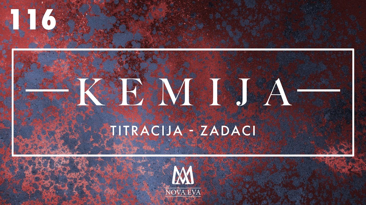 116. Titracija - zadaci