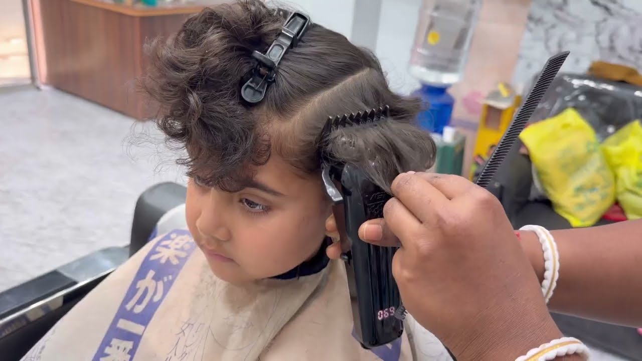 Cute Girl To Boy Hair Transformation 💇‍♂️ | Amazing Haircut Change | Barber Magic ✂️