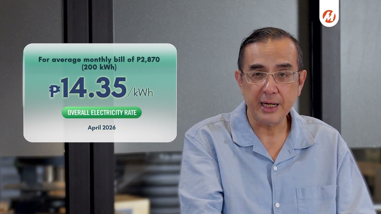 Higher rates for April 2026 | Meralco Advisory