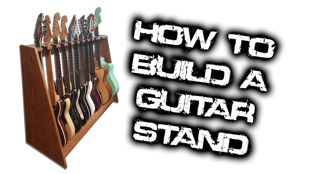 DIY 10 Guitar Stand - Free Plans!