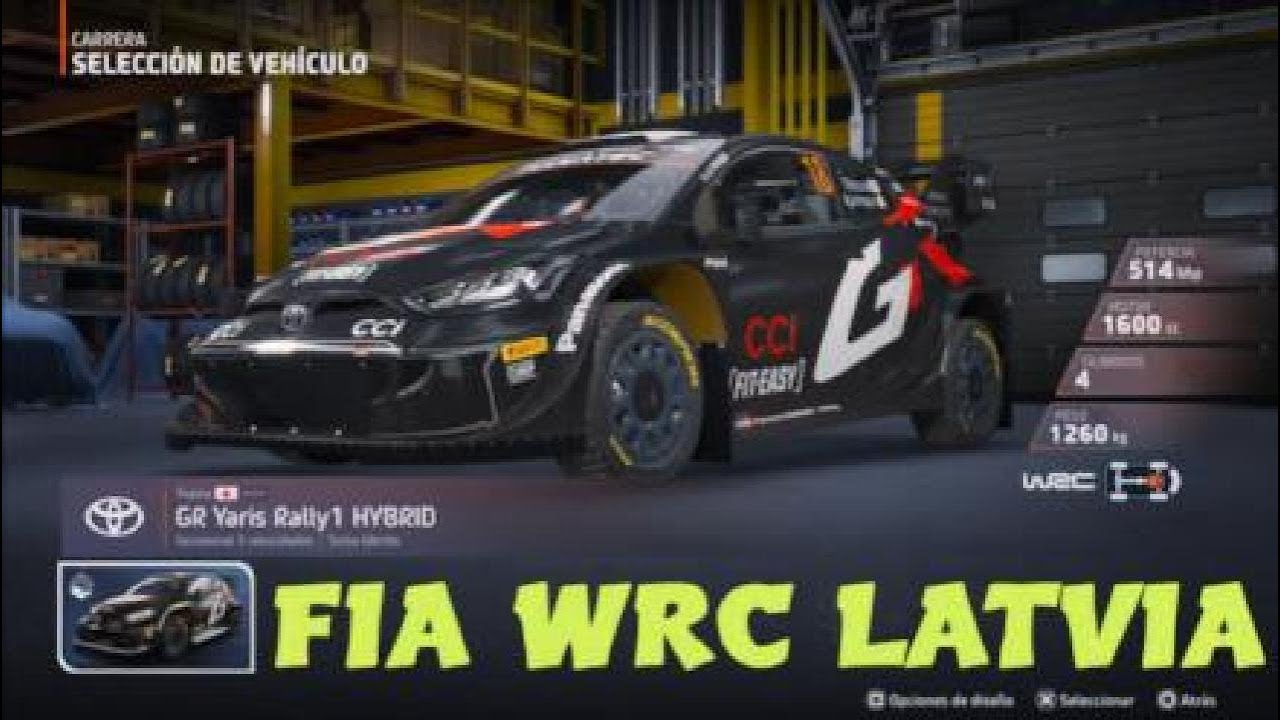 WRC24 FIA WRC TET RALLY LATVIA PRIMERA MANGA ETAPA 5-9 MAZILMÄJA GR YARIS RALLY 1 HYBRID