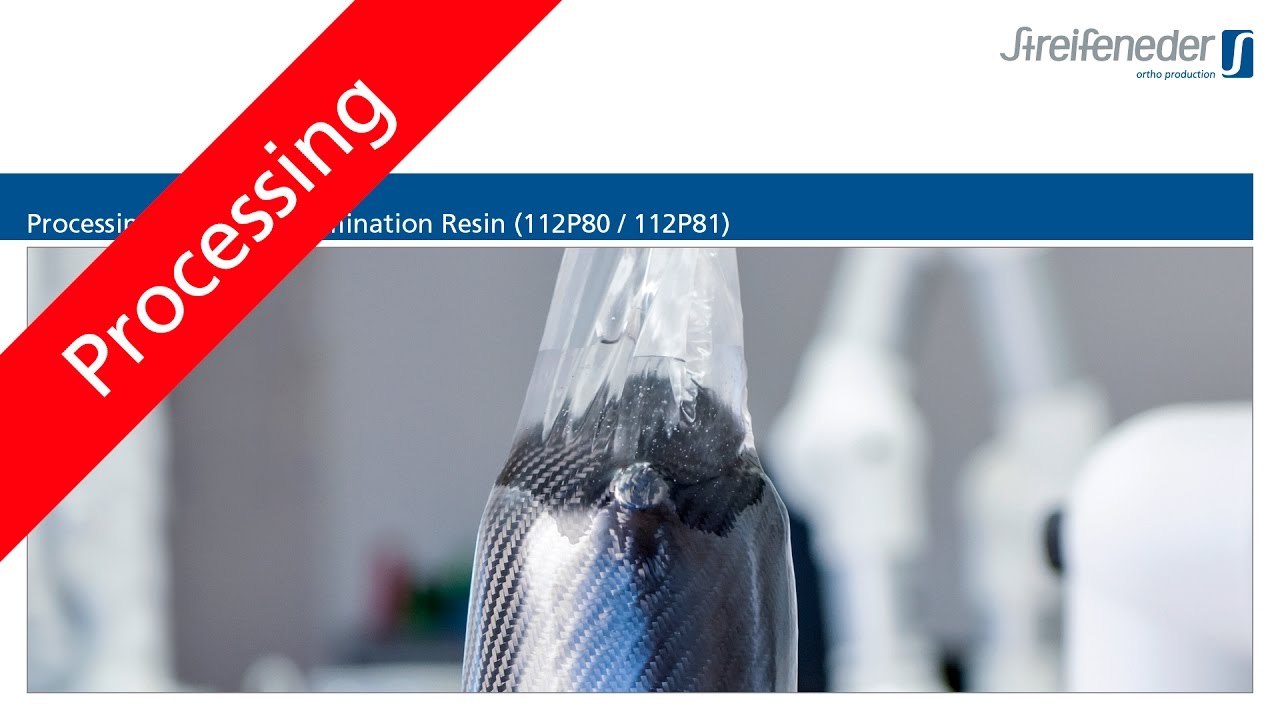 Processing EpoxiPure Lamination Resin | epoxy resin for orthopaedic technology