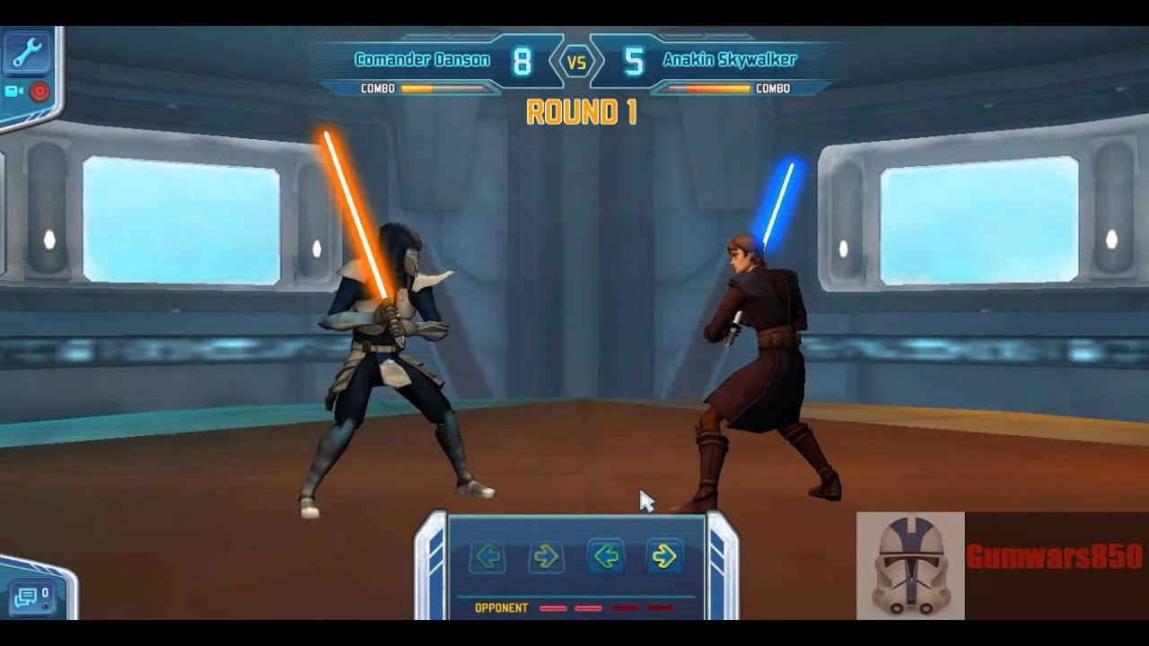 Star Wars Clone Wars Adventures lightsaber duel anakin skywalker