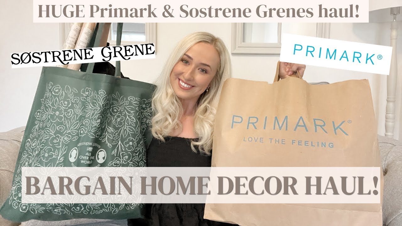 THE BEST BARGAIN HOME DECOR EVER! Primark & Sostrene Grenes home haul 2023 Affordable home decor