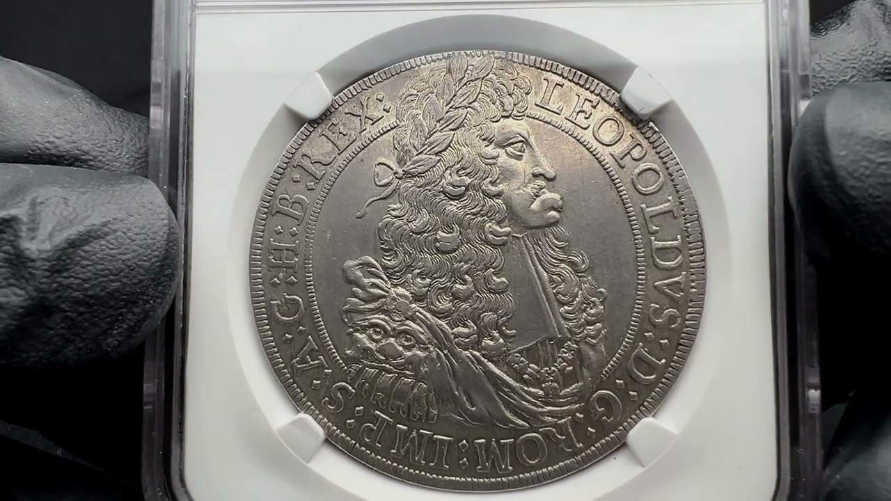 1693 Austria Hall Silver Thaler NGC AU58