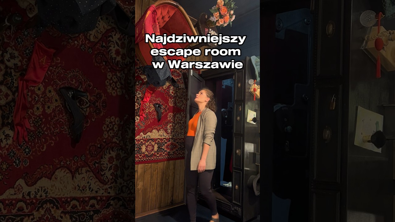 Najdziwniejszy escape room w Warszawie #warszawa #warsaw #escaperoom #reklama reklama