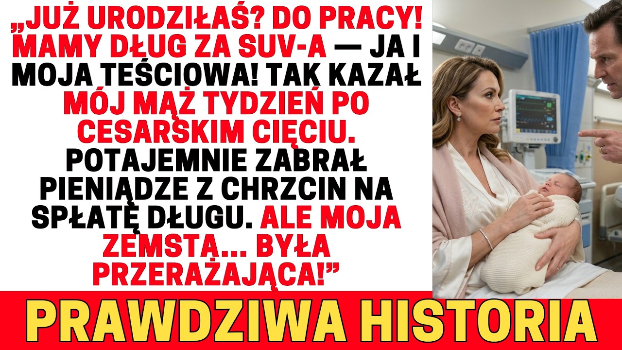😡 Urodziłaś? Wracaj do pracy! — rozkazał mąż tydzień po cesarce 😱🔥