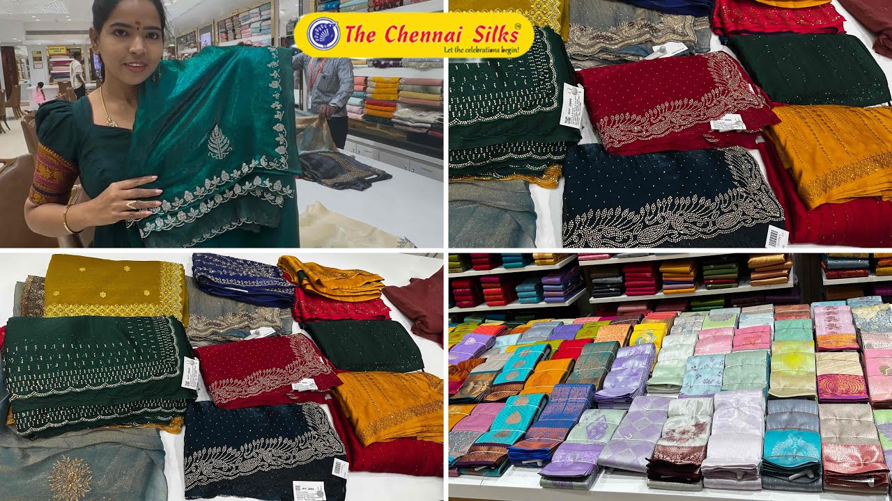 The Chennai Silks Diwali Silk sarees | Fendi Silk Space Silk Soft Silk | Wedding Gift Sarees | 