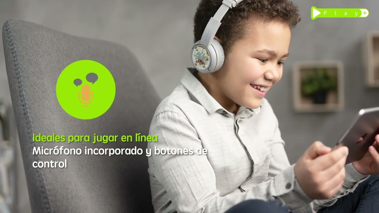 BuddyPhones Play+ Intro Video and Bluetooth Connect Guide in Spanish