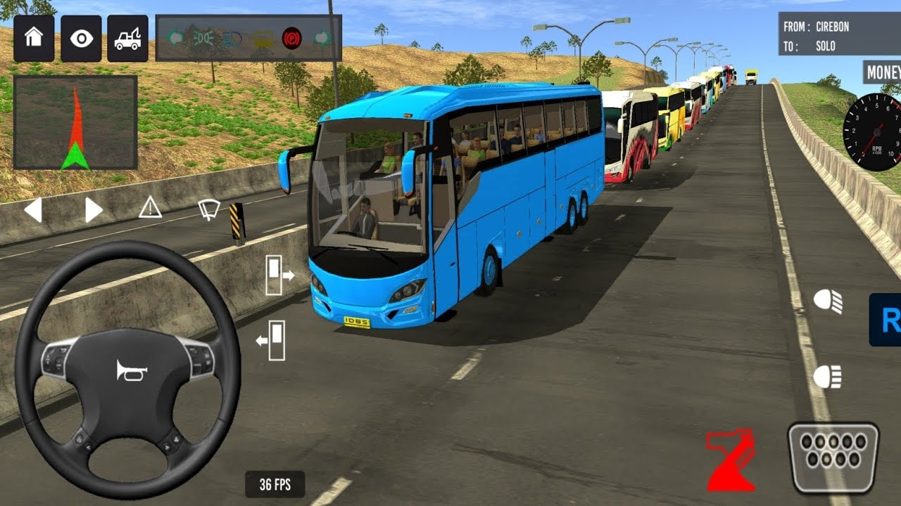 Indonesia Coach bus driving 😇💥 | Euro bus simulator 2026 Android gameplay #game 1 Part 43