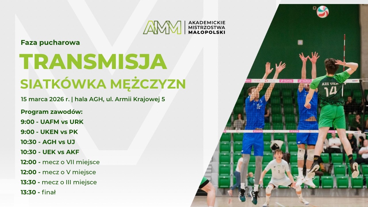 Transmisja Finału AMM w Siatkówce Mężczyzn 2025/26 Sektor 1