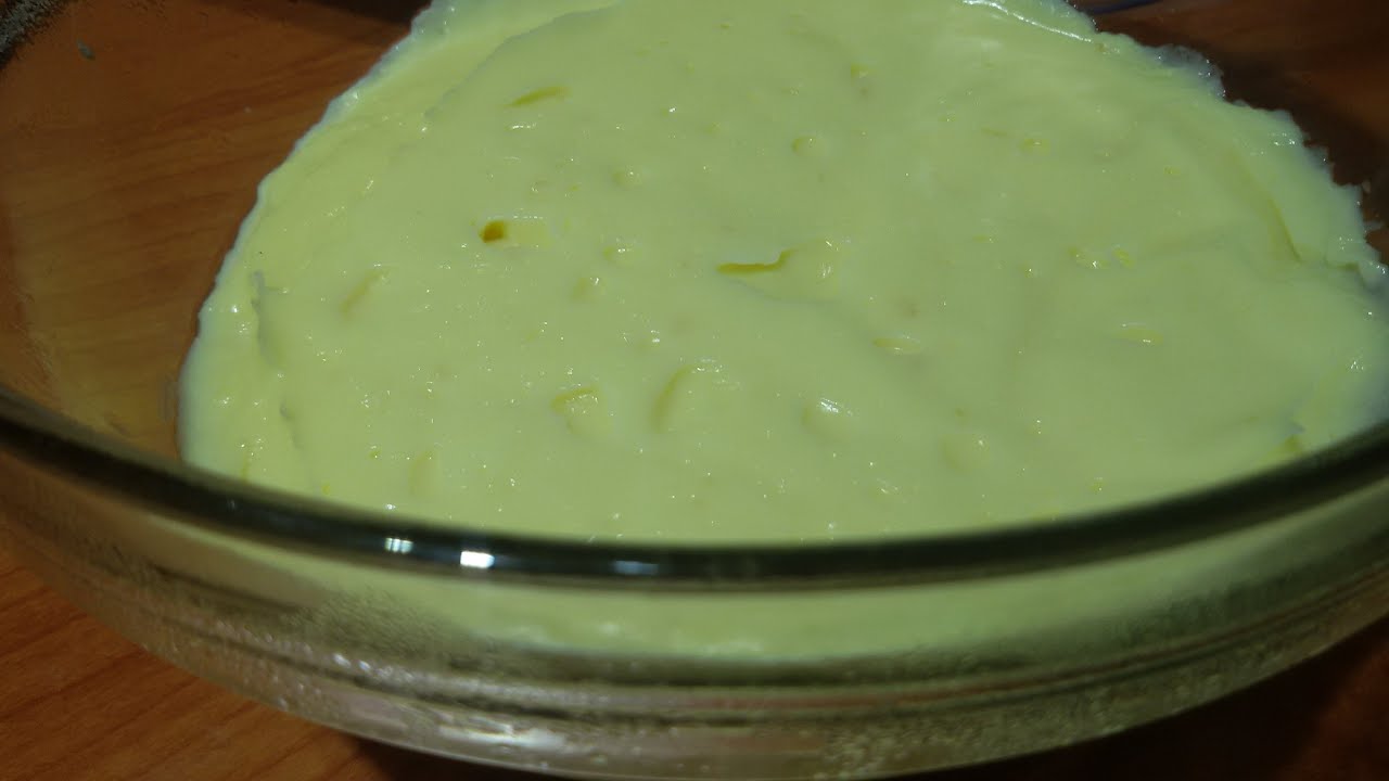 طريقة تحضير الكريم باتيسير the best way to make pastry cream