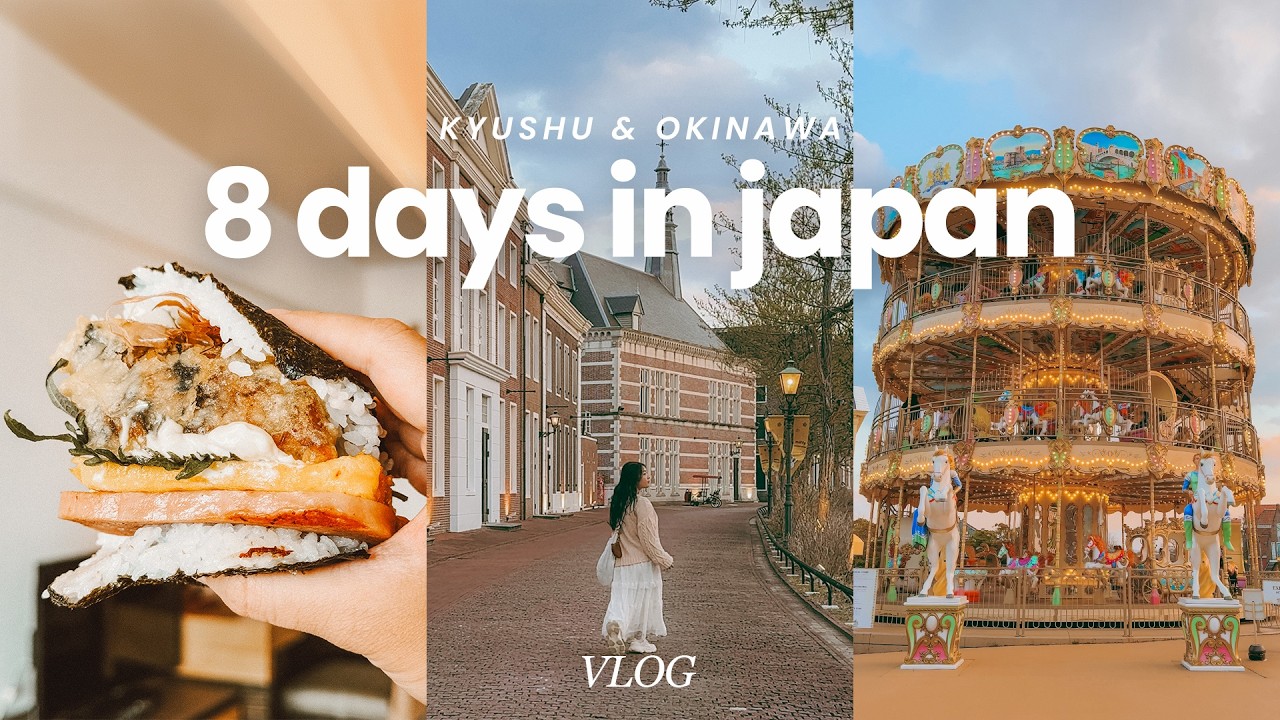 5 cities in Japan in 8 days | Okinawa, Kyushu, attack on titan real life location