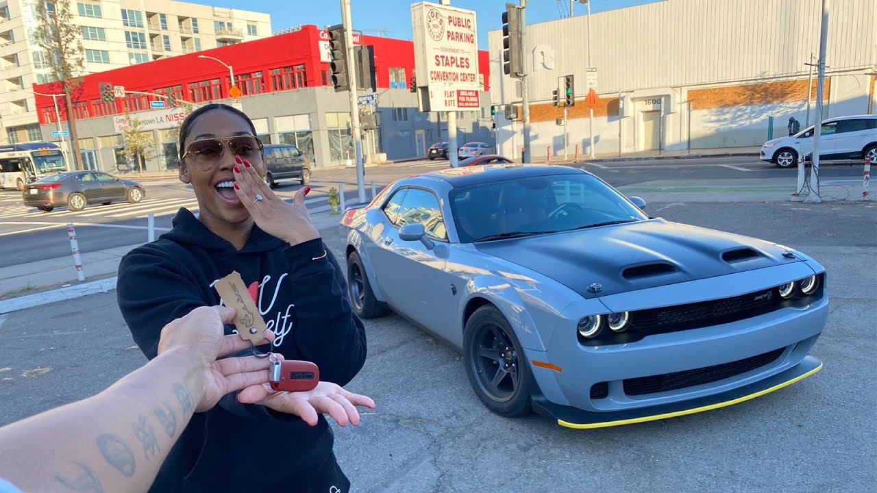 I LET MY FIANCE DRIVE MY BRAND NEW SRT SUPER STOCK!