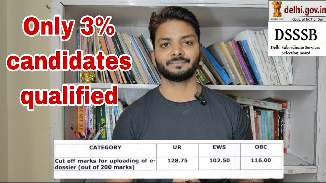 DSSSB NEW UPDATE 2025✌️. #dsssb_result_anskey_cut_off_edosier_