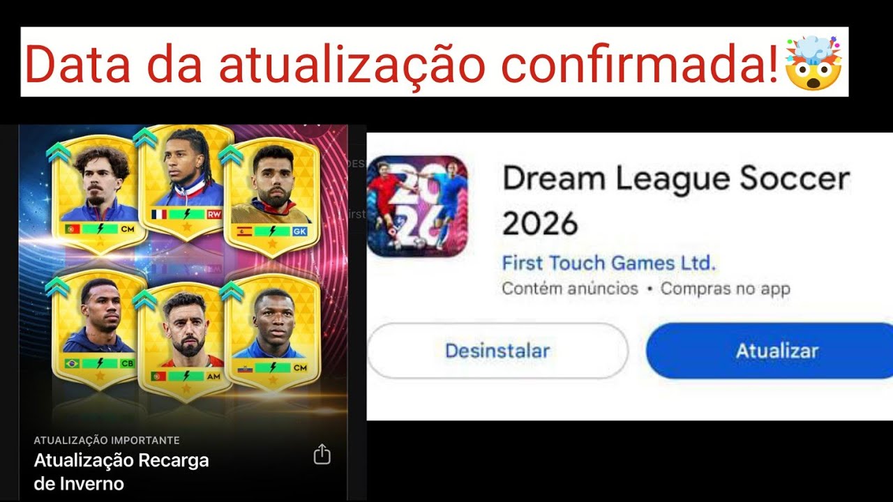 Data da atualização confirmada no DLS 26!