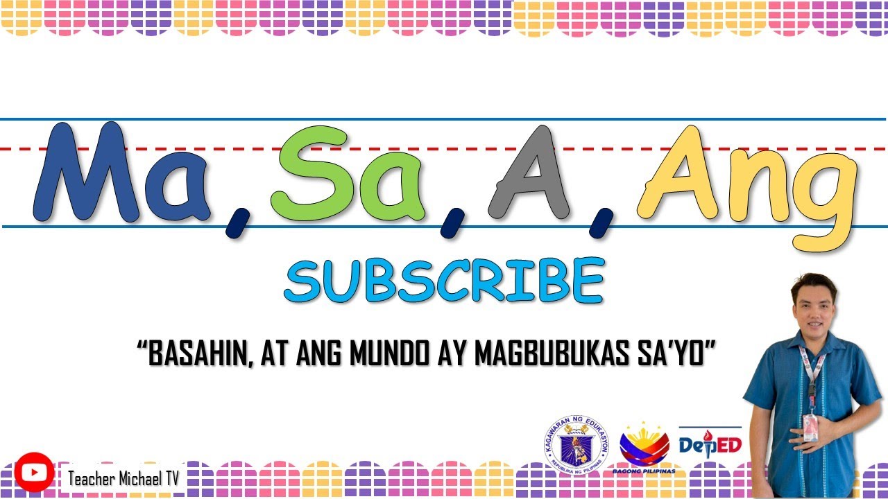 Ma, Sa, A, Ang by Teacher Michael TV #teacher #reading #writing #math