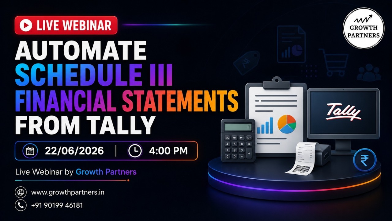 Automate Schedule III from Tally | Complete Guide 2026