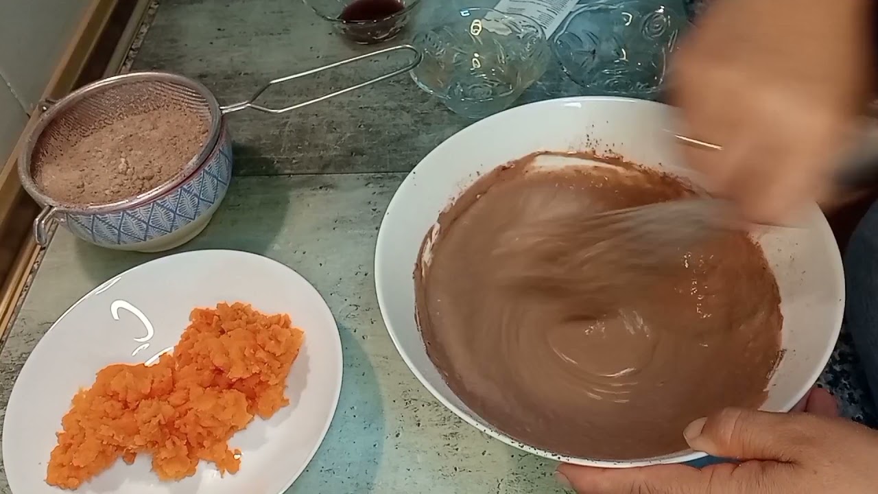 🥧 Tarta de boniato con chocolate 🍫😋