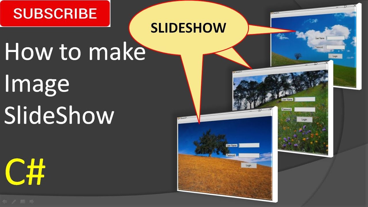 How To Make Image SlideShow In C# [ step by step ]