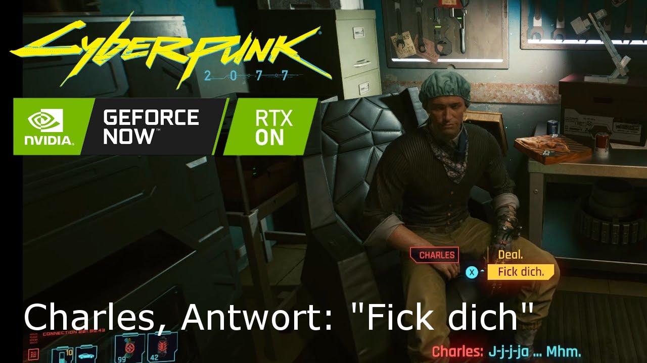 Cyberpunk 2077, Charles, Antwort Fuck You / Fick dich