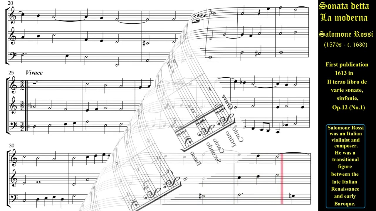 Sonata detta La moderna. Salomone Rossi. Fabio Biondi. Europa Galante.