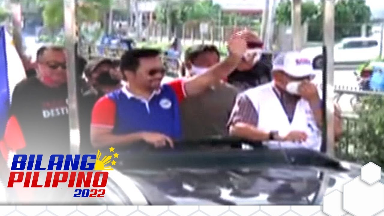 Proclamation rally nina VP Robredo at Sen. Pacquiao