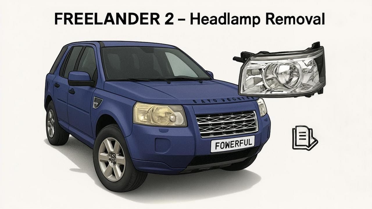 How to Remove a Land Rover Freelander 2 Headlight