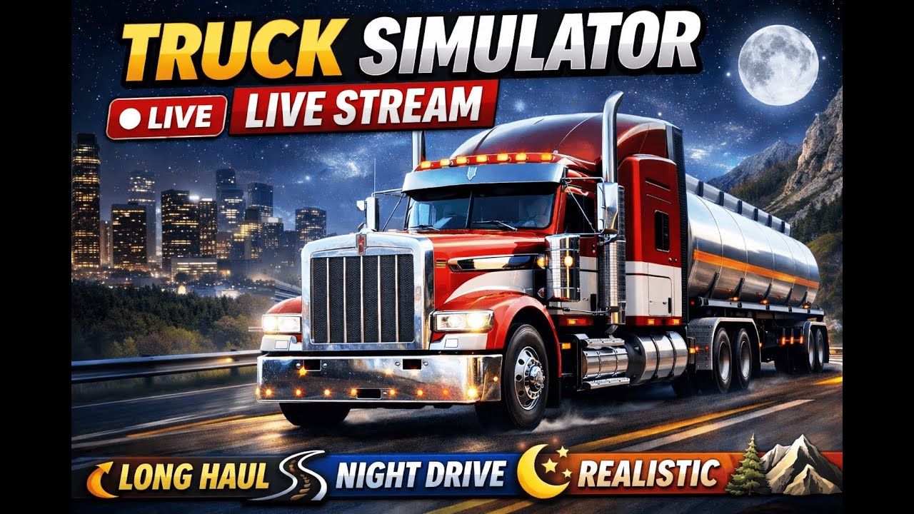 🚚 LIVE Truck Driving Simulator | Realistic Long Drive Gameplay 🔥