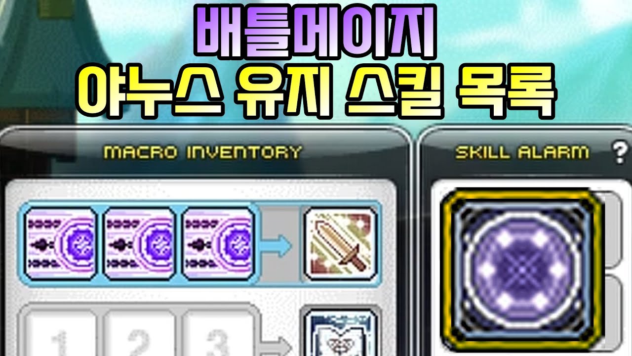 배틀메이지 야누스 유지 스킬 목록 [2025.6.16]