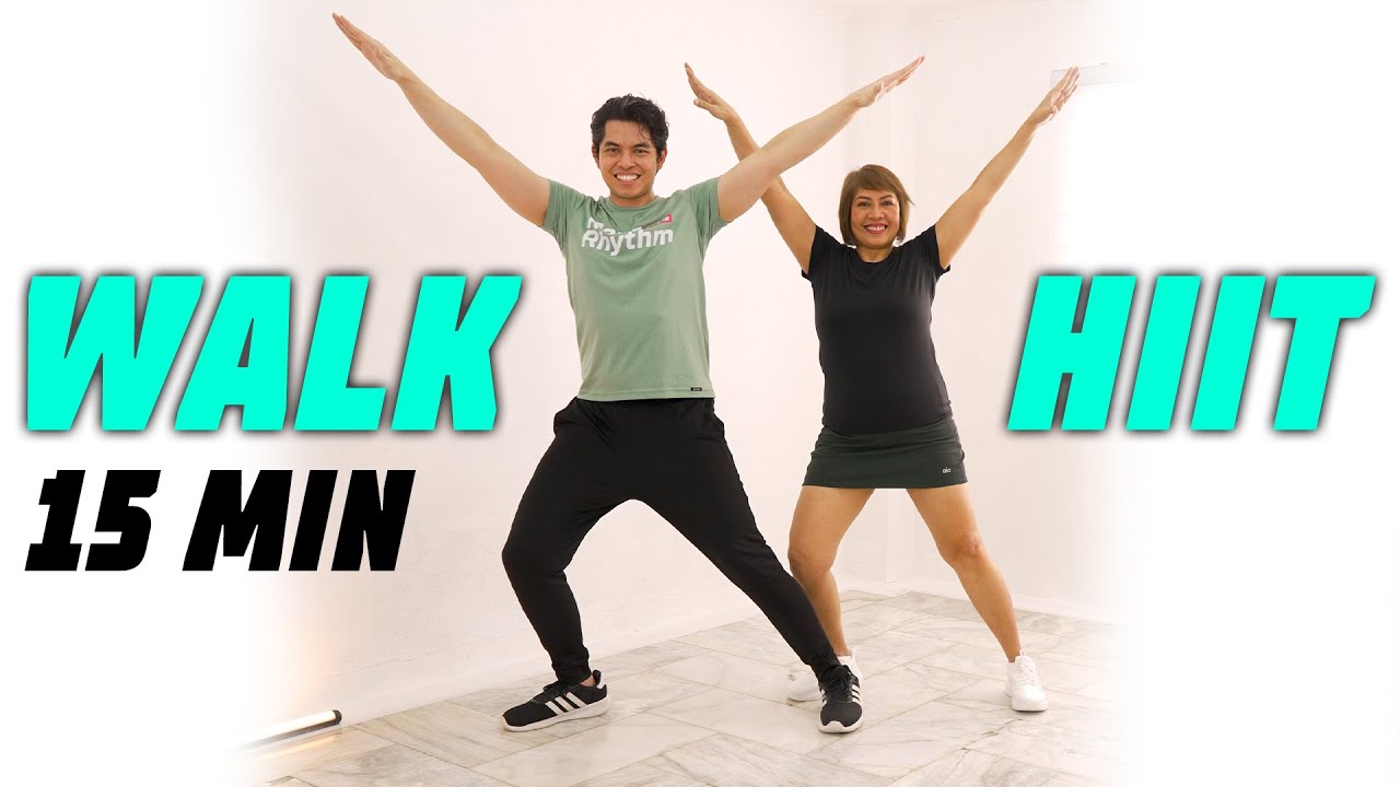 WALK HIIT with MOM • 15 Min Cardio Workout • • • Keoni Tamayo • Workout #256