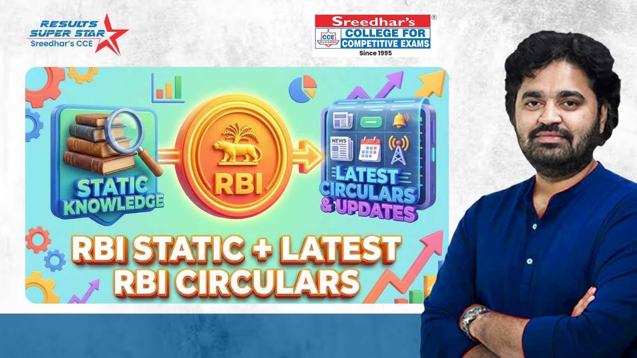 🔥 RBI Circulars & Static GK &ndash; Complete Exam Guidance 📝  | SREEDHAR'S CCE | PHANI SIR