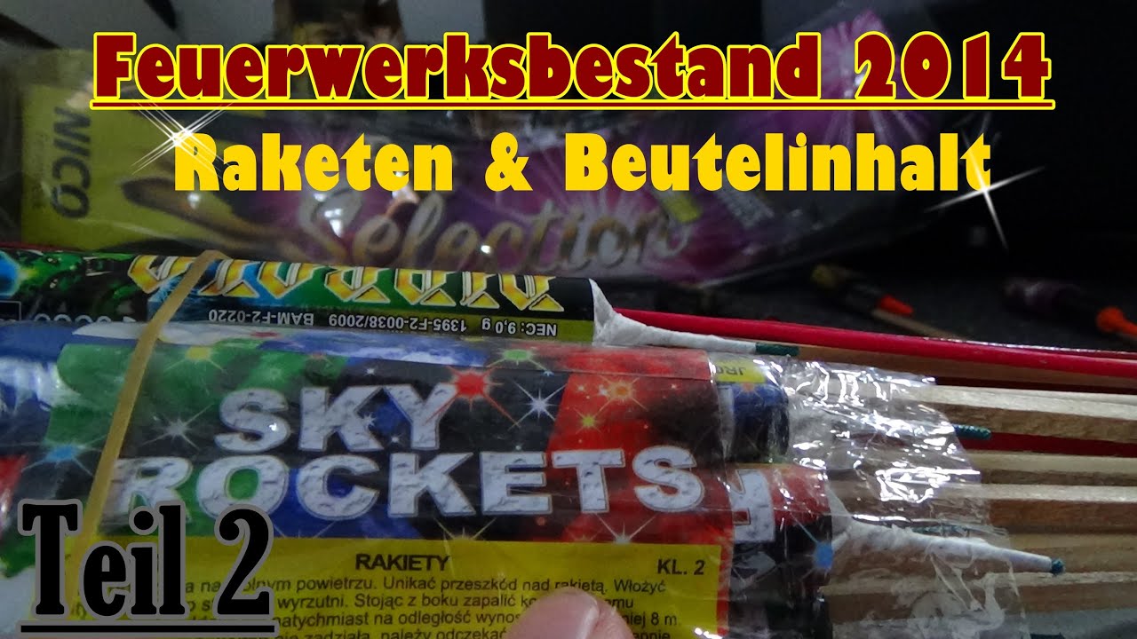 Mein Silvester Reste Feuerwerksbestand 2014 - Teil 2 \EffectsFirework/