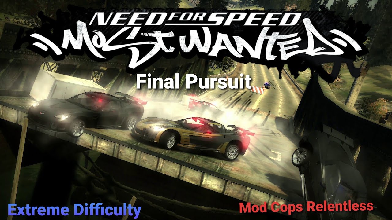 NFS Most Wanted 2005 | (BMW M3 Original) Final Pursuit + Relentless Cops Extreme difficulty