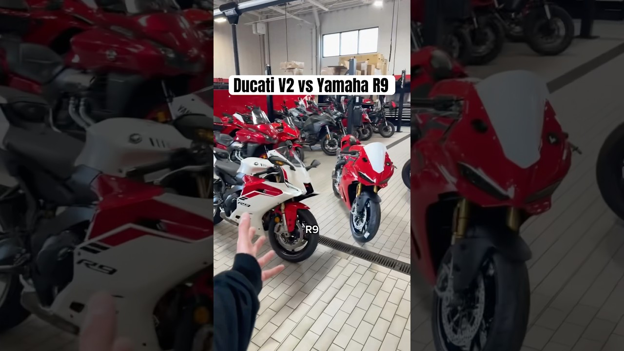 Yamaha R9 vs Ducati V2