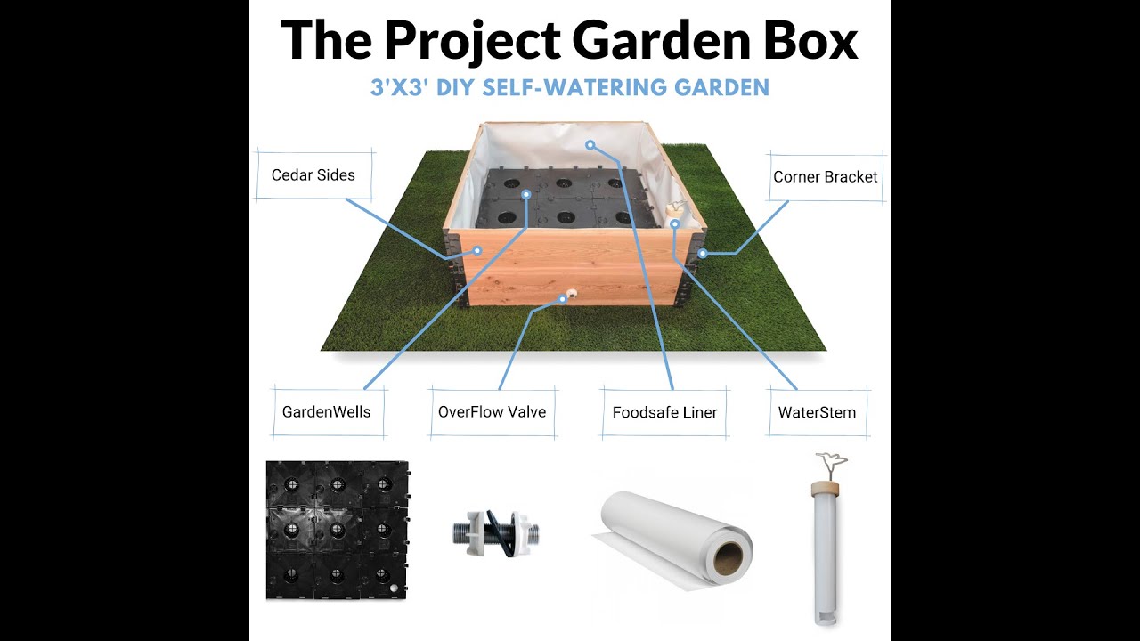 Unbox and build your ProjectGarden Box Self-Watering Garden