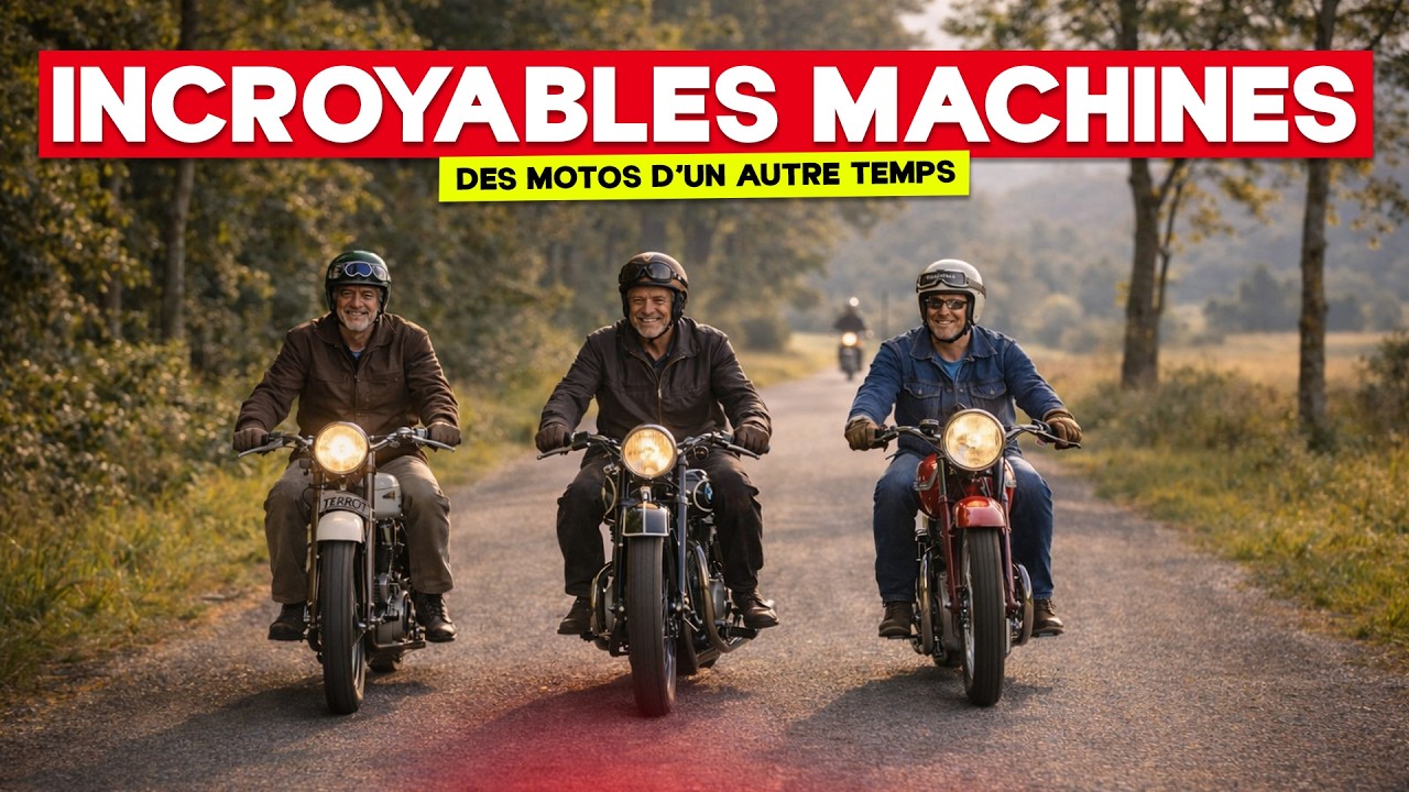Terrot, Monet Goyon, Triumph, BMW, BSA... Ces passionnés redonnent vie à des motos anciennes  !