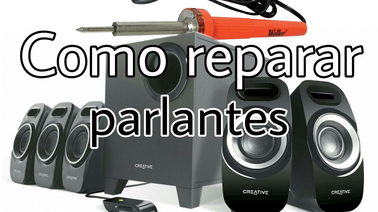 Reparar 🔧 Creative 5.1 📻 tutorial super sencillo