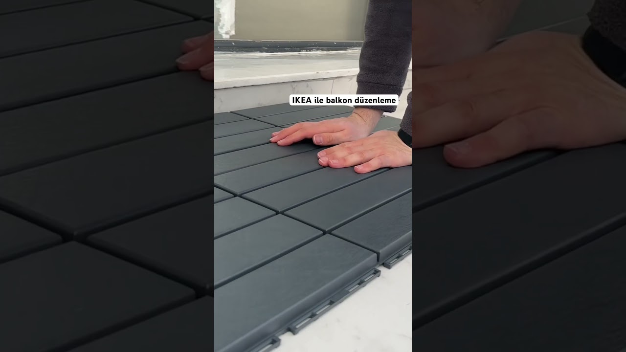 IKEA ile balkon d&uuml;zenleme #ikea #ikeafinds #balcony #balkon #balkondekorasyonu