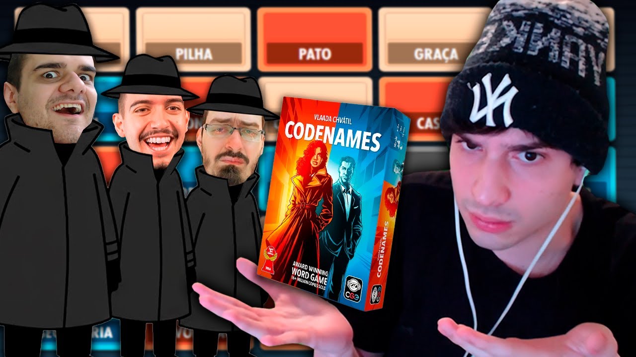 CODENAMES FINALMENTE ATUALIZOU E FIZEMOS A GAMEPLAY MAIS ENGRAÇADA DE TODAS! (OS GURIS SÃO BURROS)