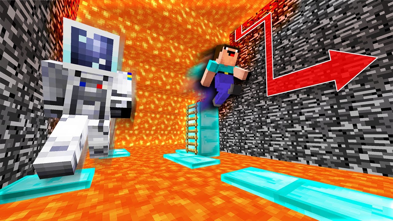 Minecraft INSANE LAVA RUN! with PrestonPlayz, Lachlan & MrWoofless
