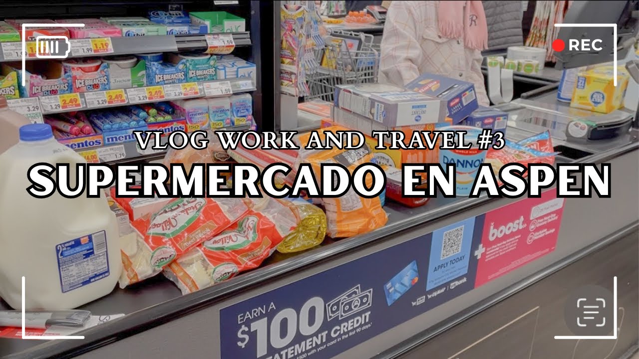 Work and Travel vlog #3 | Supermercado en EEUU / primera cena en casa