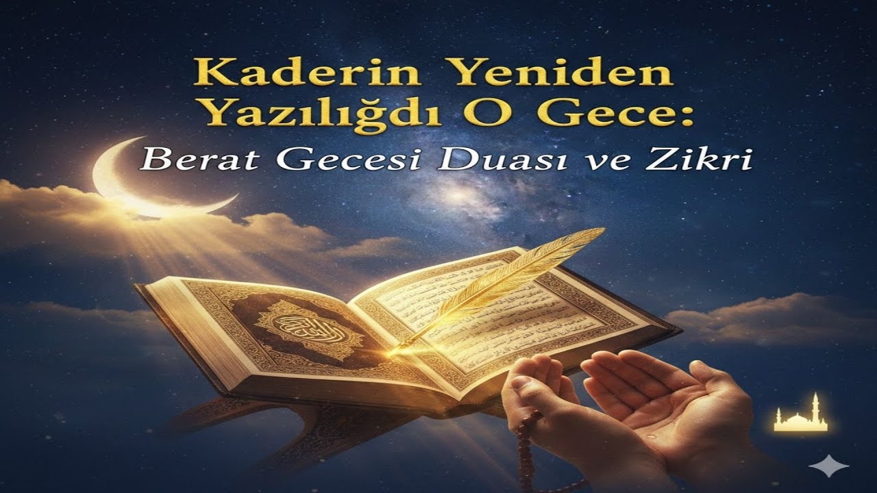 Kaderin Yeniden Yazıldığı O Gece: Berat Gecesi Duası ve Zikri