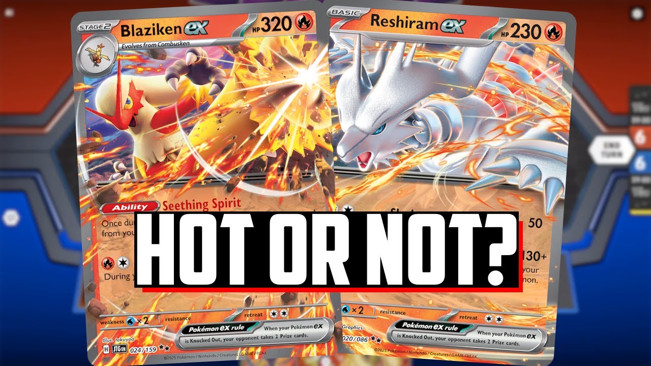 Did Blaziken ex IMPROVE thanks to Reshiram ex? - (Pokemon TCG Deck List + Matches)