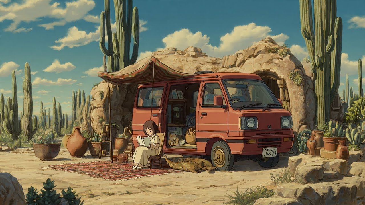 🚐 Lofi Van Roadtrip | Cozy Night Drive Chill Mix | Nonstop Study & Relax