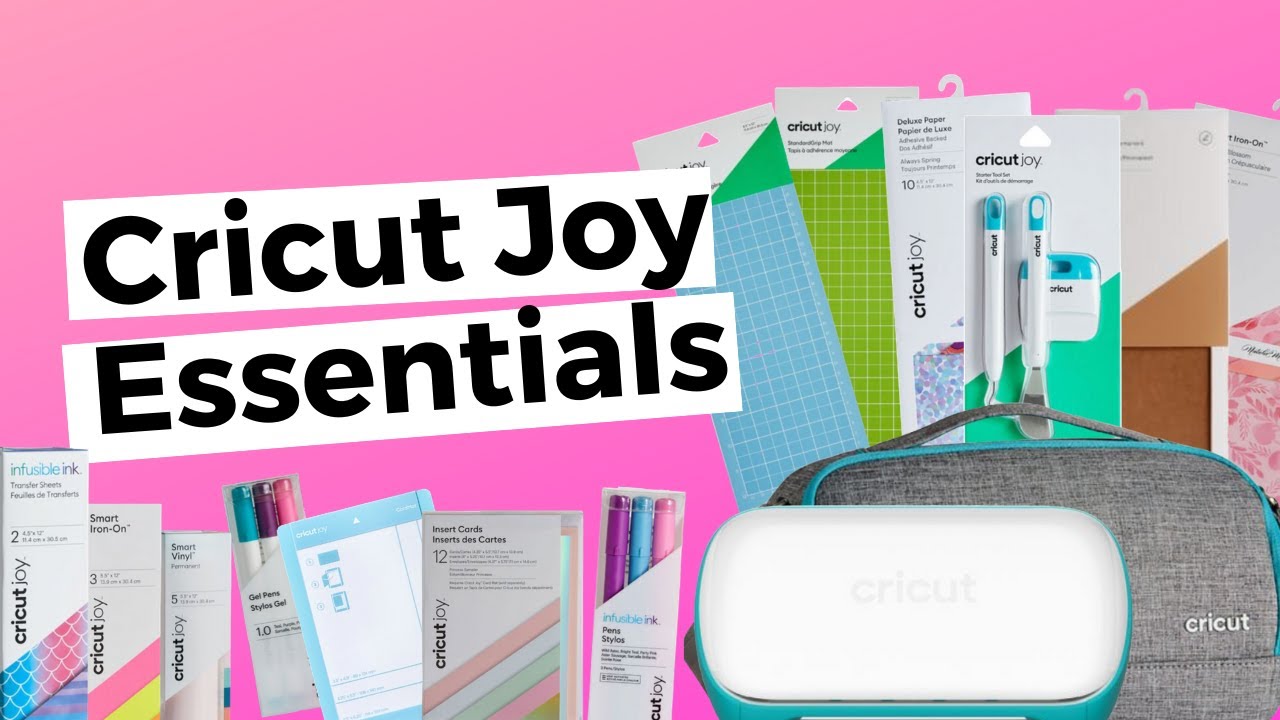 Cricut Joy, какие аксессуары и материалы следует приобрести?