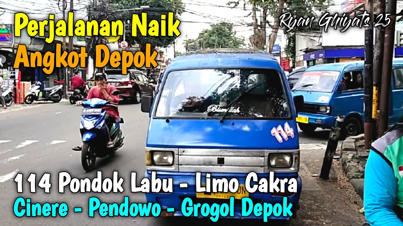 Trip Angkot Depok 114 Pondok Labu - Limo Cakra (Cinere - Pendowo - Grogol Depok) Limited Edition 😱😭🤧