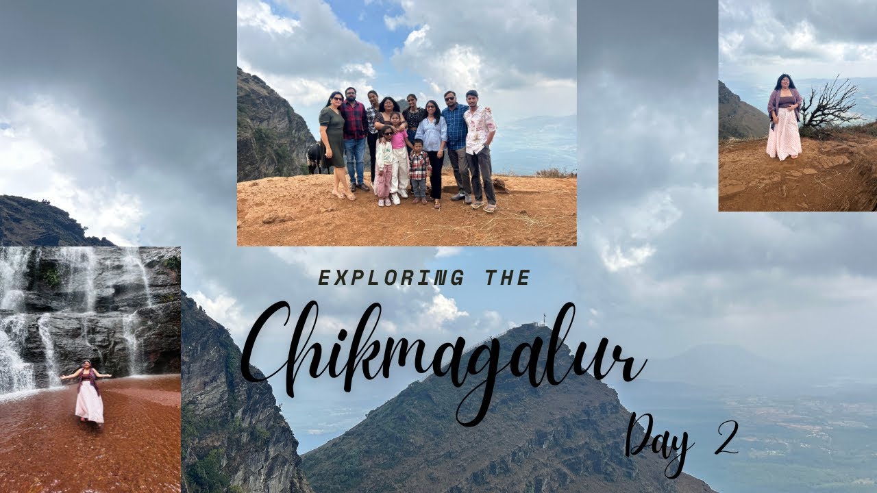 Chikmagalur day 2 vlog -viewpoint, waterfall,road trip .#chikmagalur #roadtrip #waterfall 