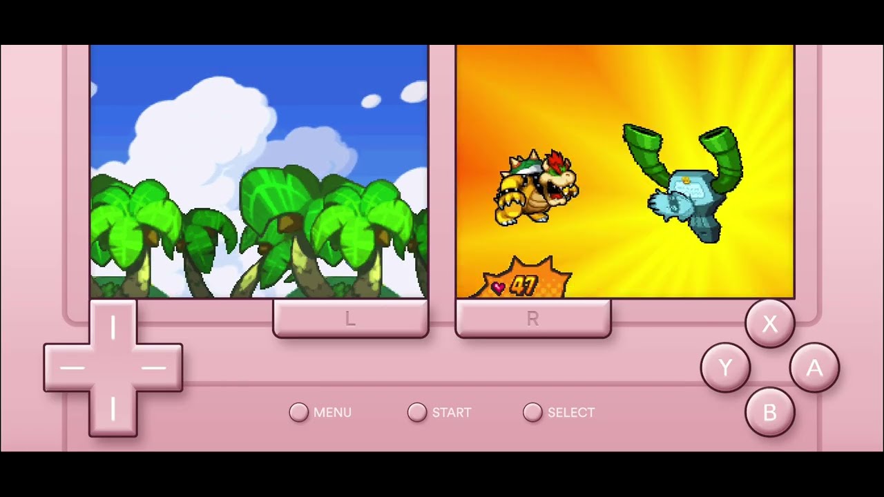 Mario And Luigi Bowser’s inside story Gameplay Part 9: Battling The Sea Pipe Statue.