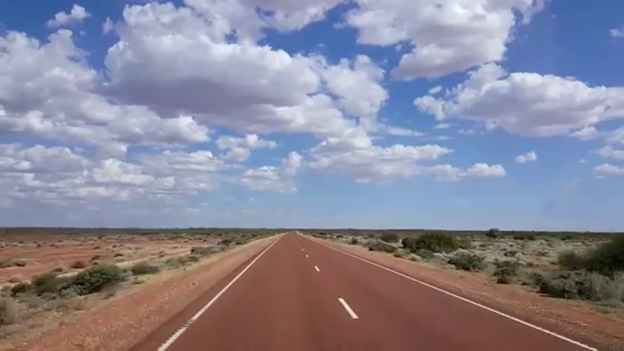 Driving in the Outback, Australia
